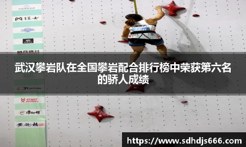 武汉攀岩队在全国攀岩配合排行榜中荣获第六名的骄人成绩